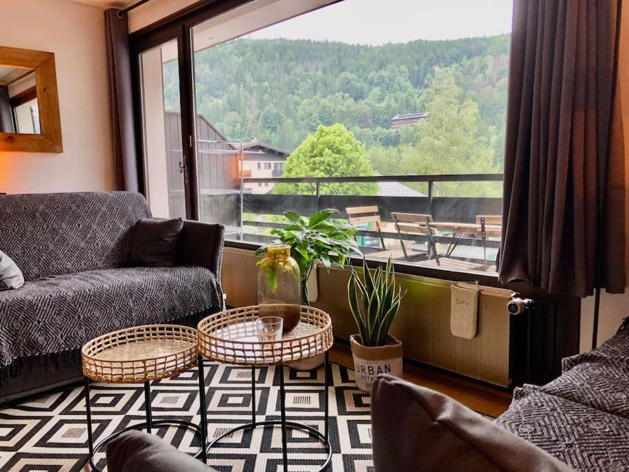 Apartement Vue Montage Magnifique 2Ch 5Mn Piste 3 Les Houches Buitenkant foto